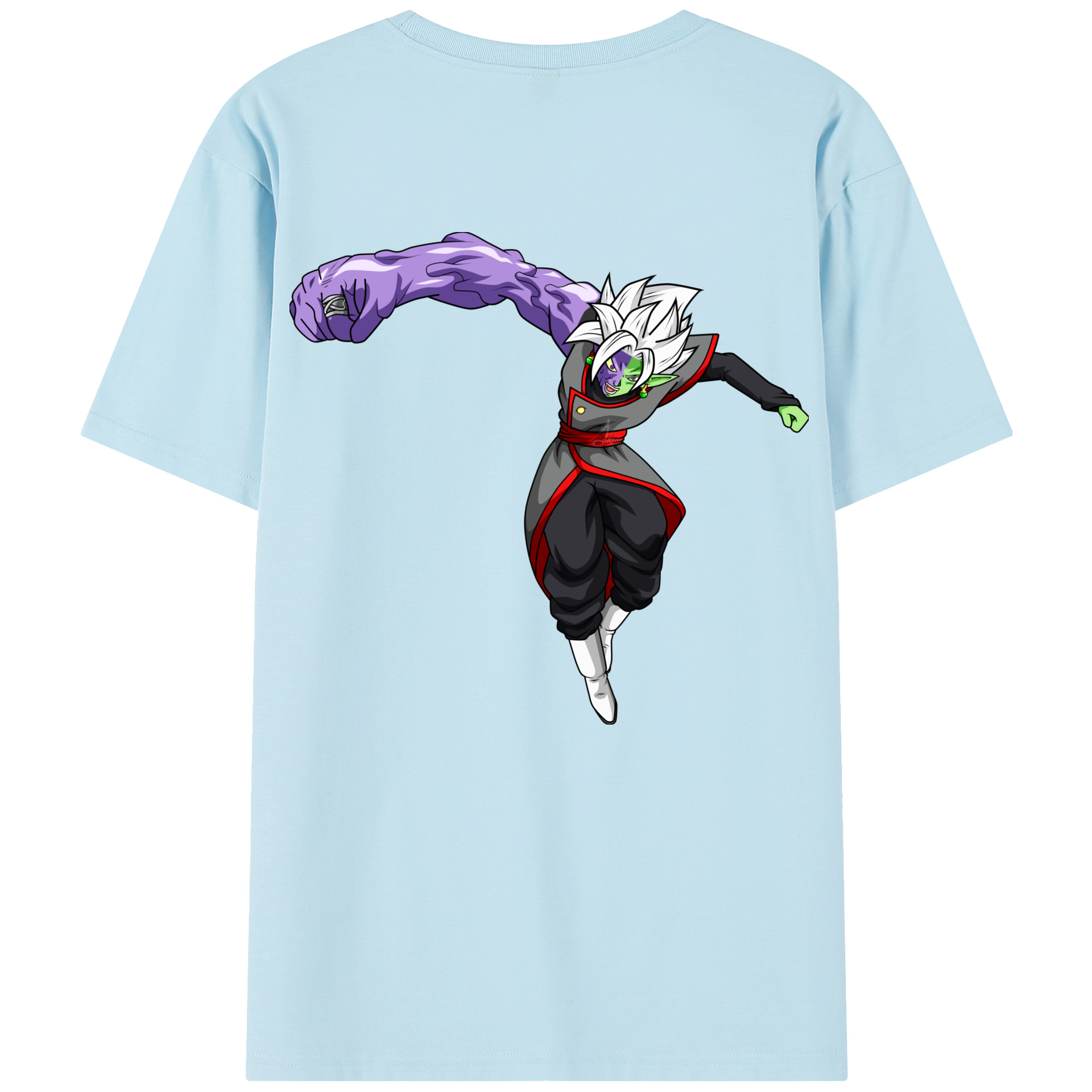 （画像用） ドラゴンボール ベジット DRAGON BALL Vegetto 綿100％半袖Tシャツ（背面プリント）
